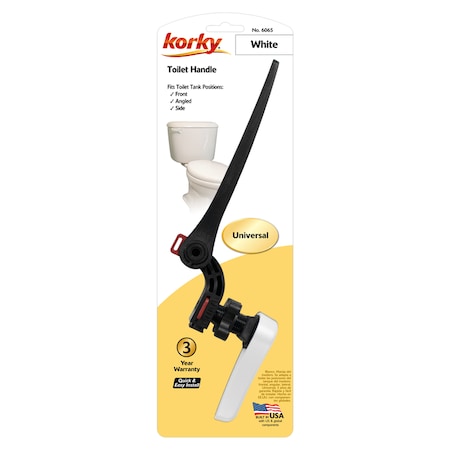 Korky Korky Toilet Handle White For Universal 6065BP